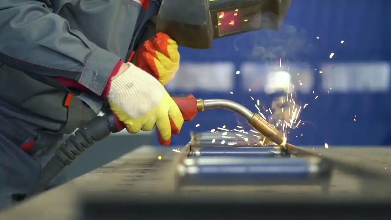 Still from Industrial Plant Film